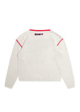 SL&D Knit Sweater - Cream/Red