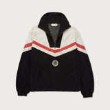 Brushed Poly Track Anorak Jacket - Black