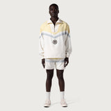 Brushed Poly Track Anorak Jacket - Bone