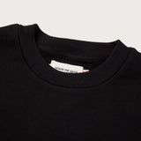 Pocket Pullover Crewneck Sweater - Black