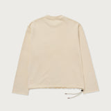 Pocket Pullover Crewneck Sweater - Bone