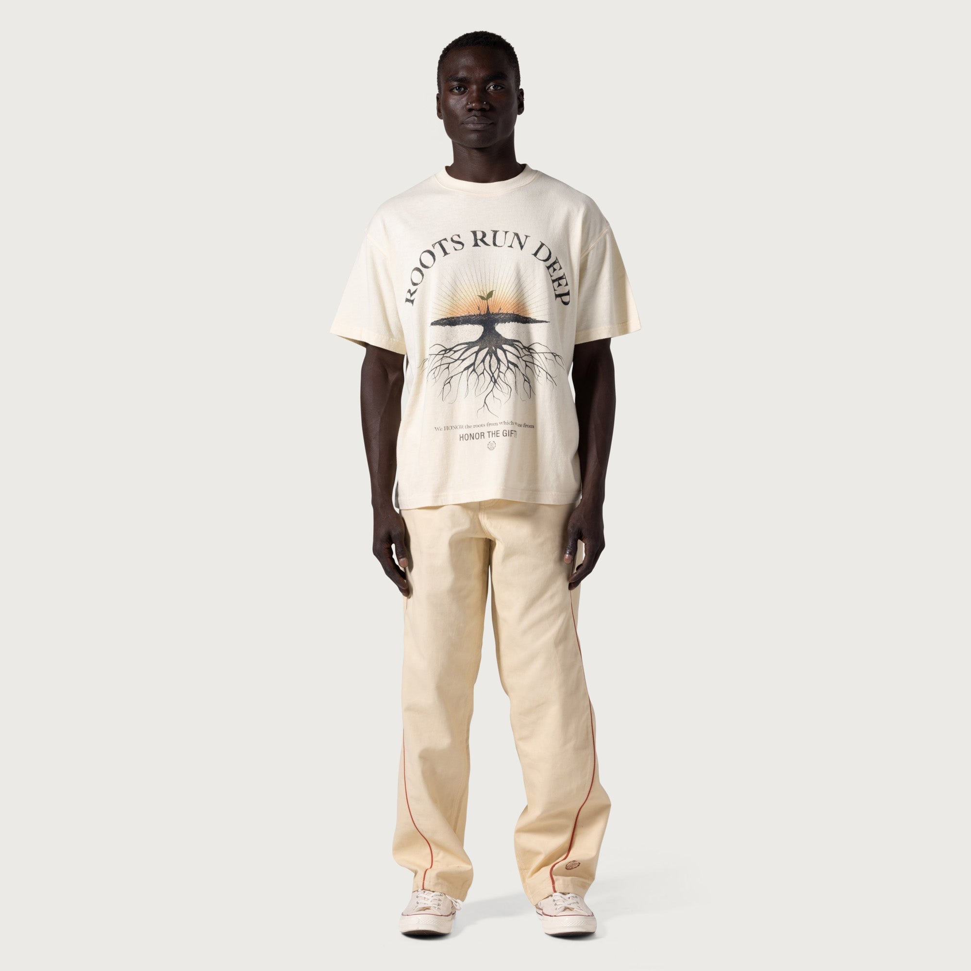 Roots Run Deep T-Shirt - Bone