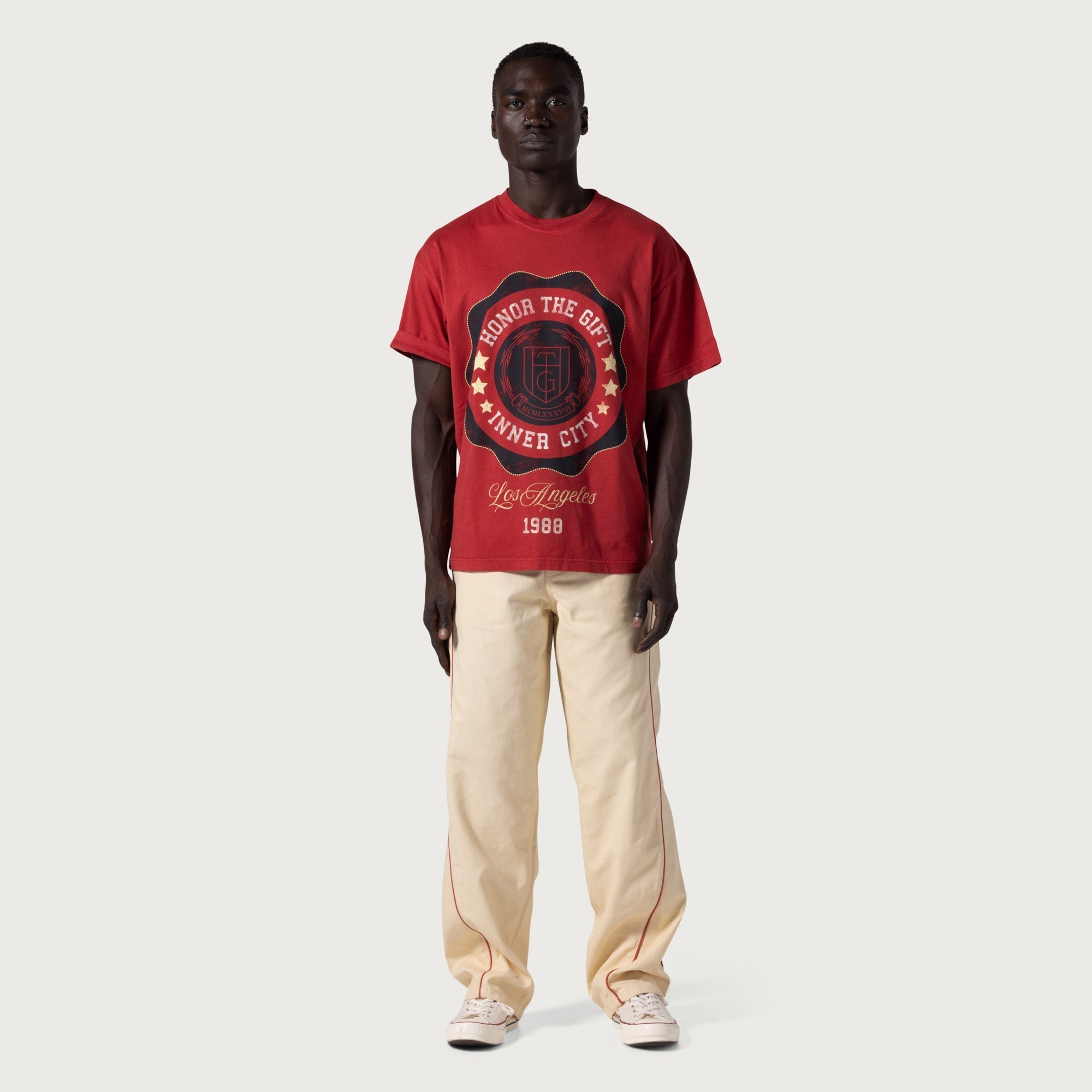HTG® Seal Logo T-Shirt - Brick