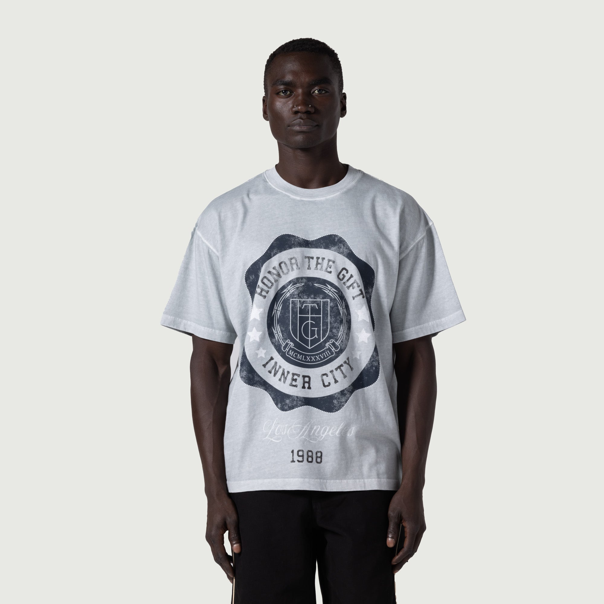 HTG® Seal Logo T-Shirt - Stone