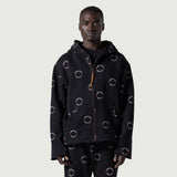 HTG® Zip Up Hoodie - Black