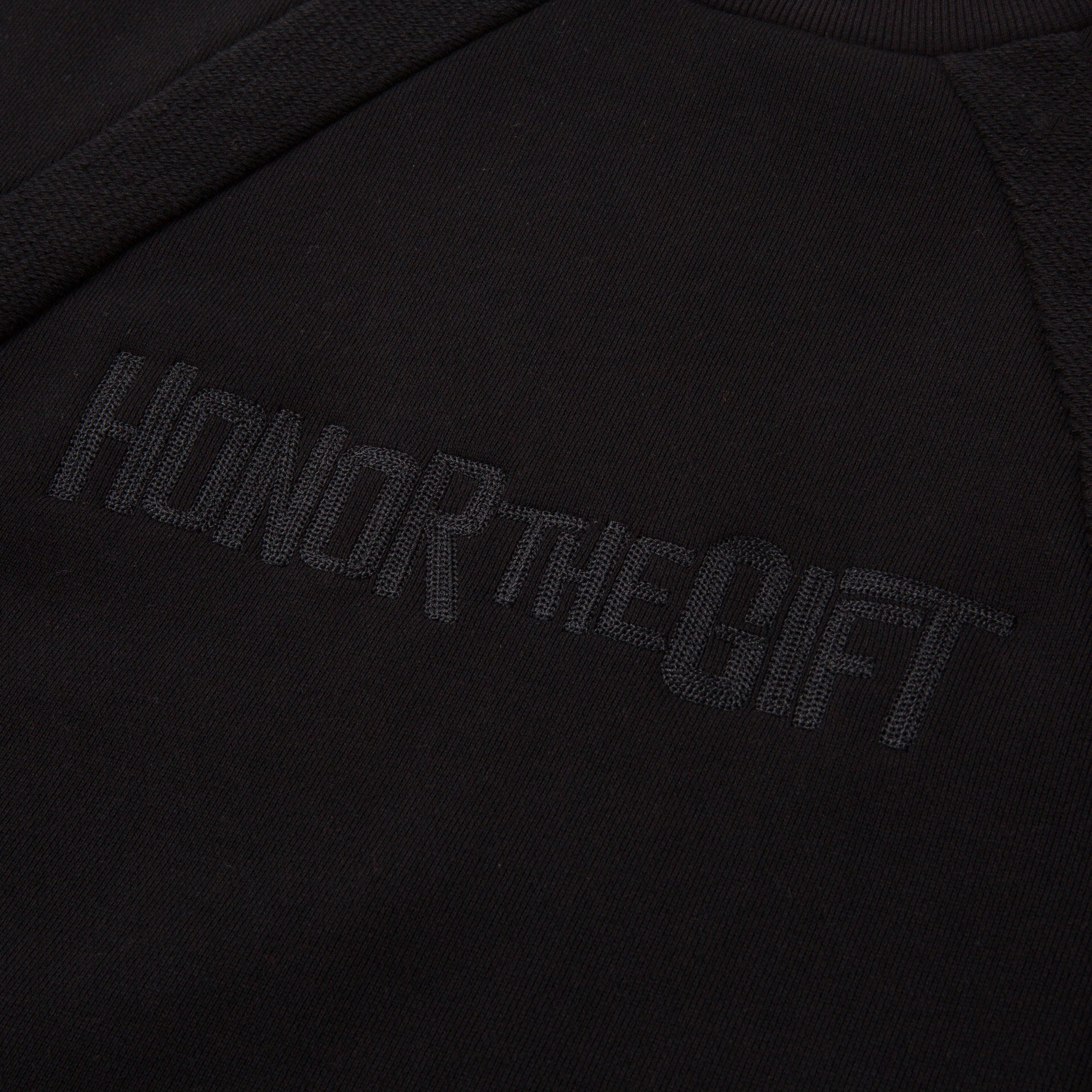 S/S Panel Terry Jumper - Black