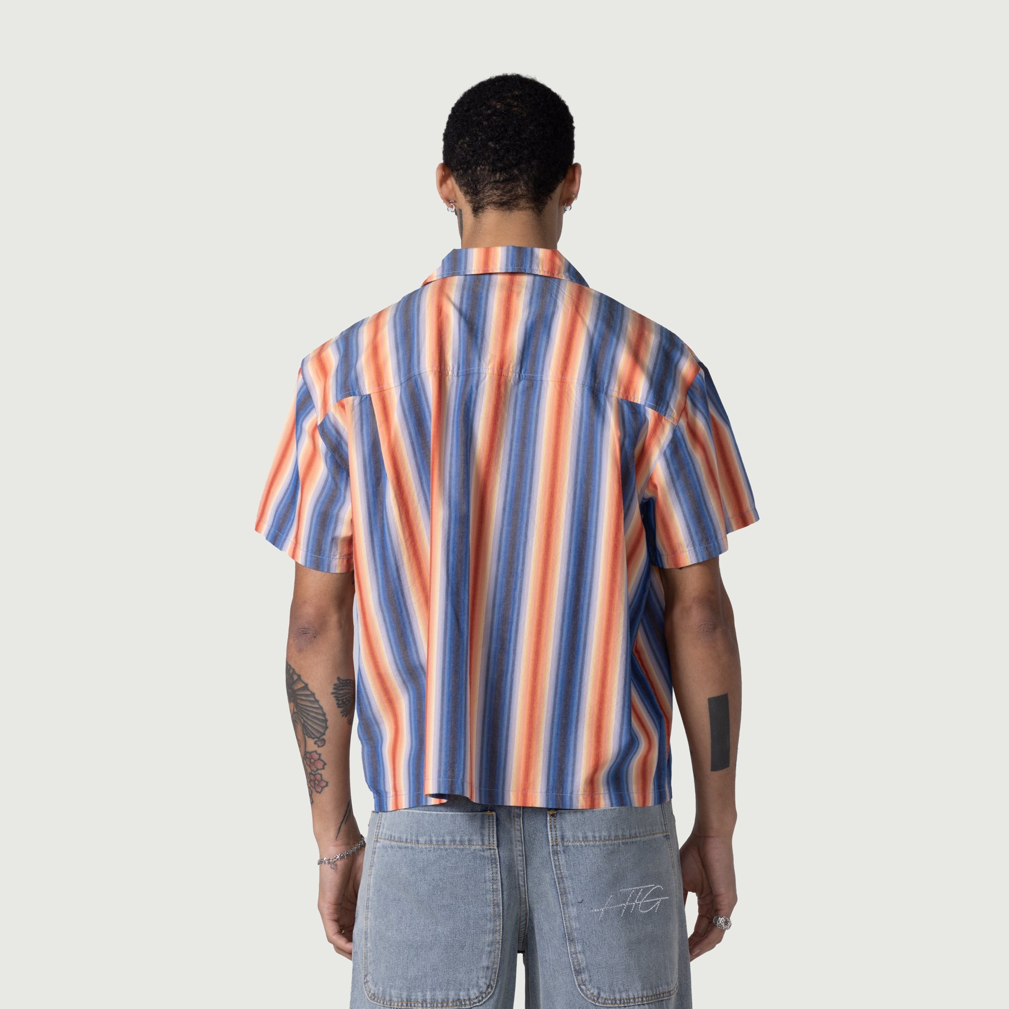 Auto Shop Camp Shirt - Blue