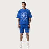 Race Herringbone Short - Blue