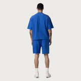Race Herringbone Short - Blue