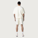 Race Herringbone Short - White
