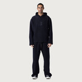 Race Herringbone Sweatpants - Black