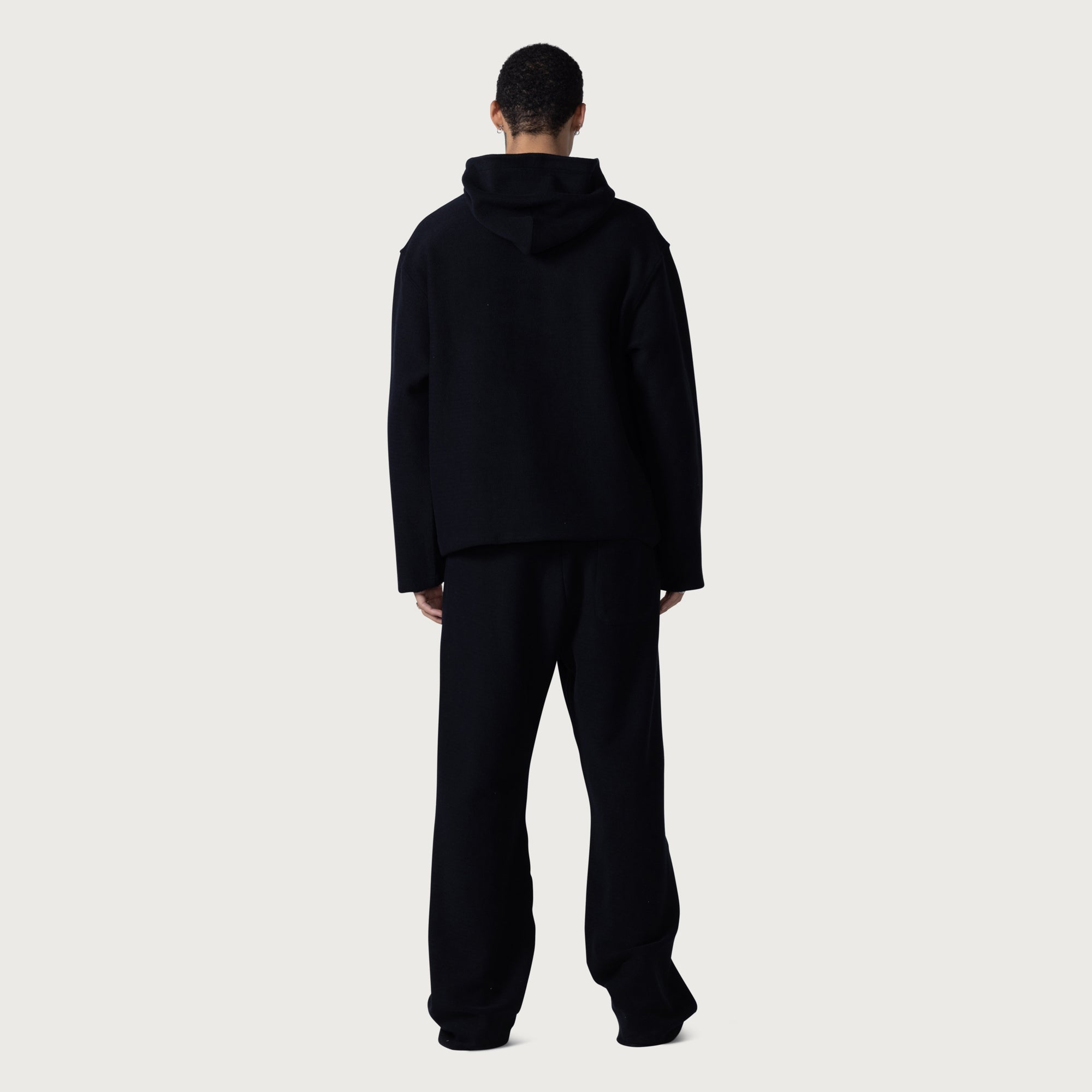 Race Herringbone Sweatpants - Black