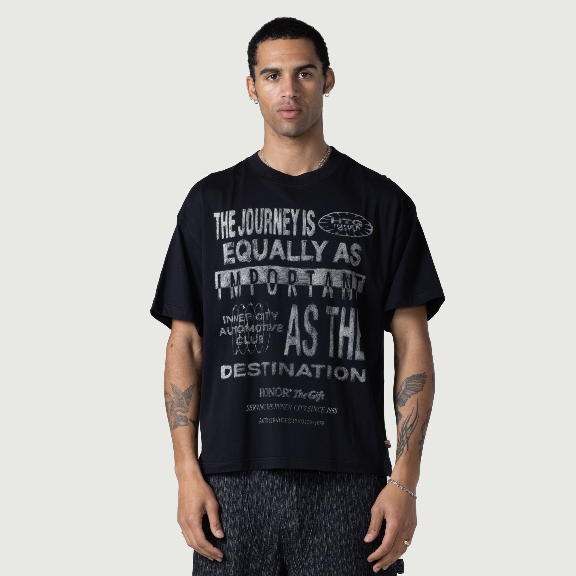 Traveled Journey Tee - Black