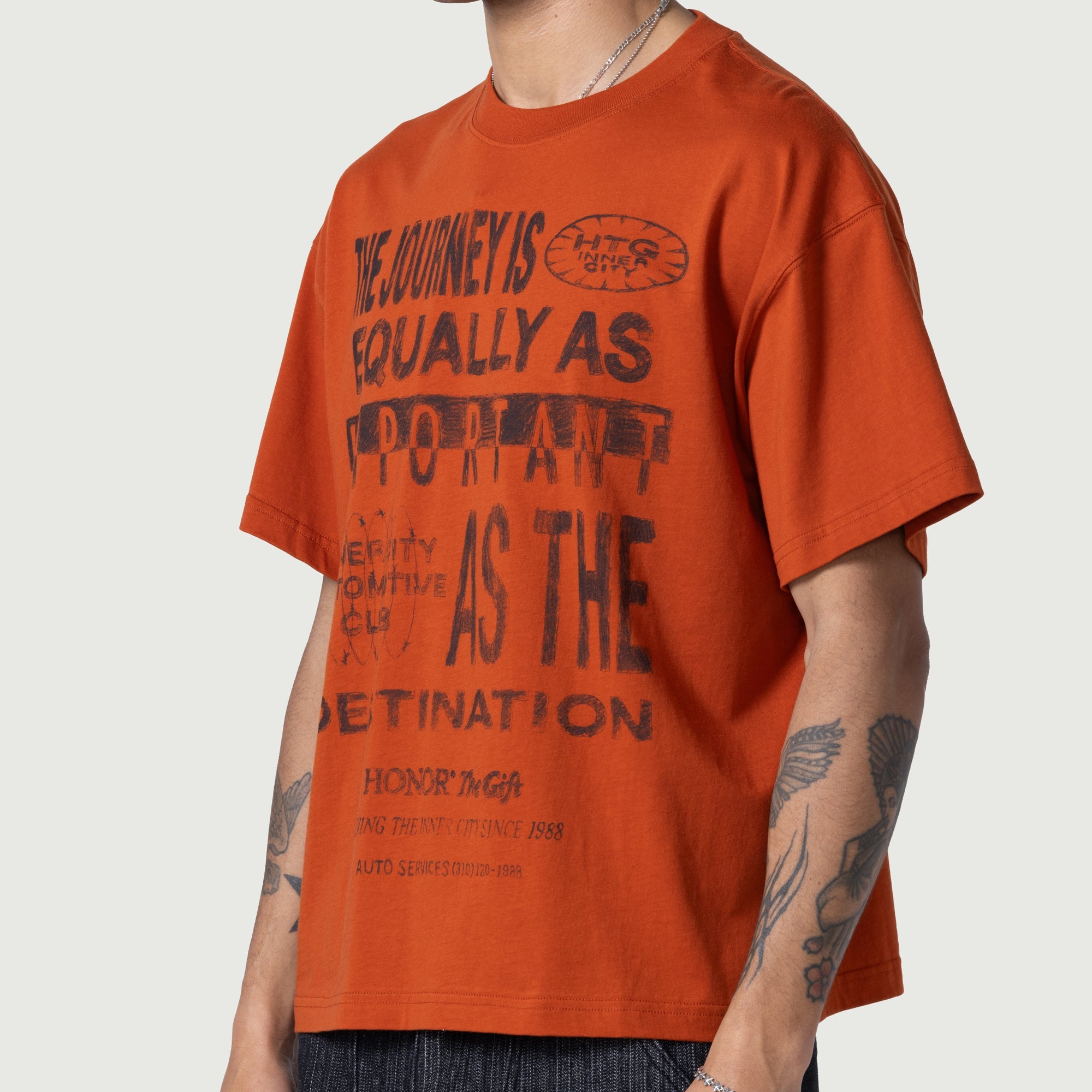 Traveled Journey Tee - Brown