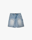 EPTM Spotty Denim Shorts - Blue