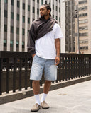 EPTM Spotty Denim Shorts - Blue