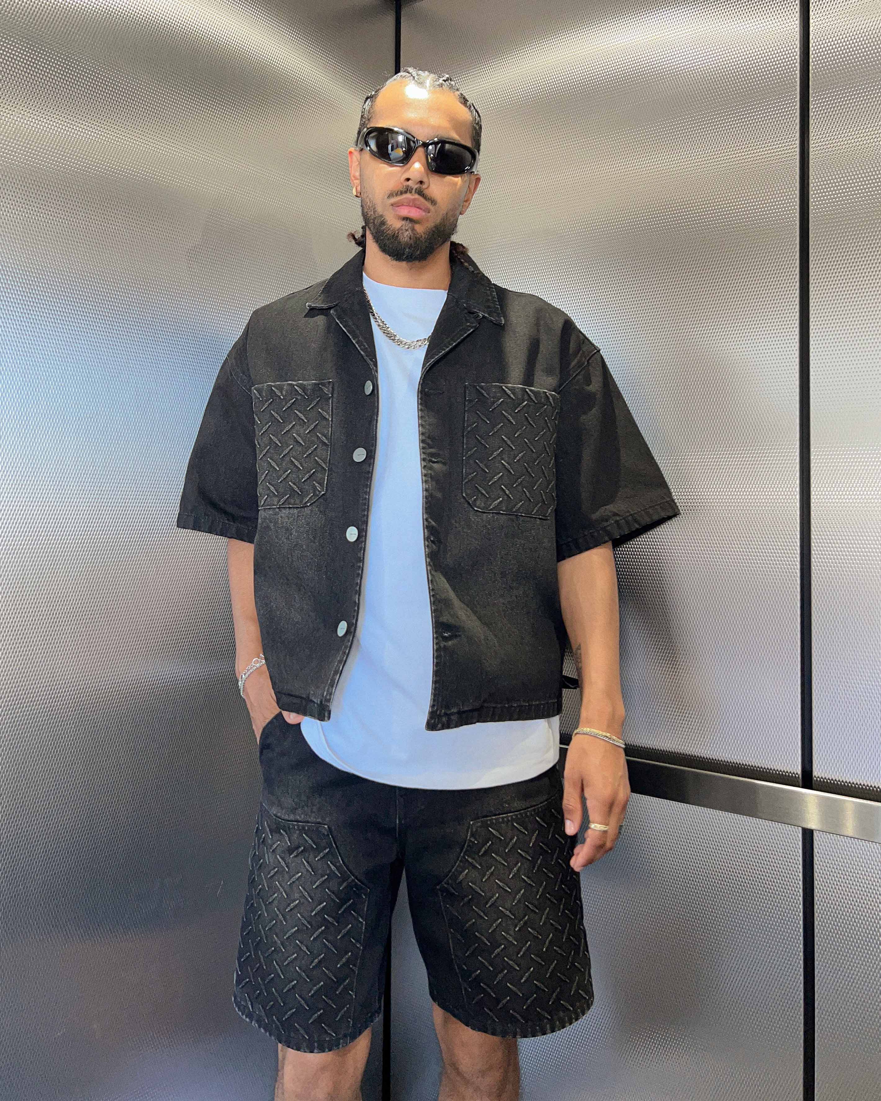 EPTM Steeler Denim Shirt - Black