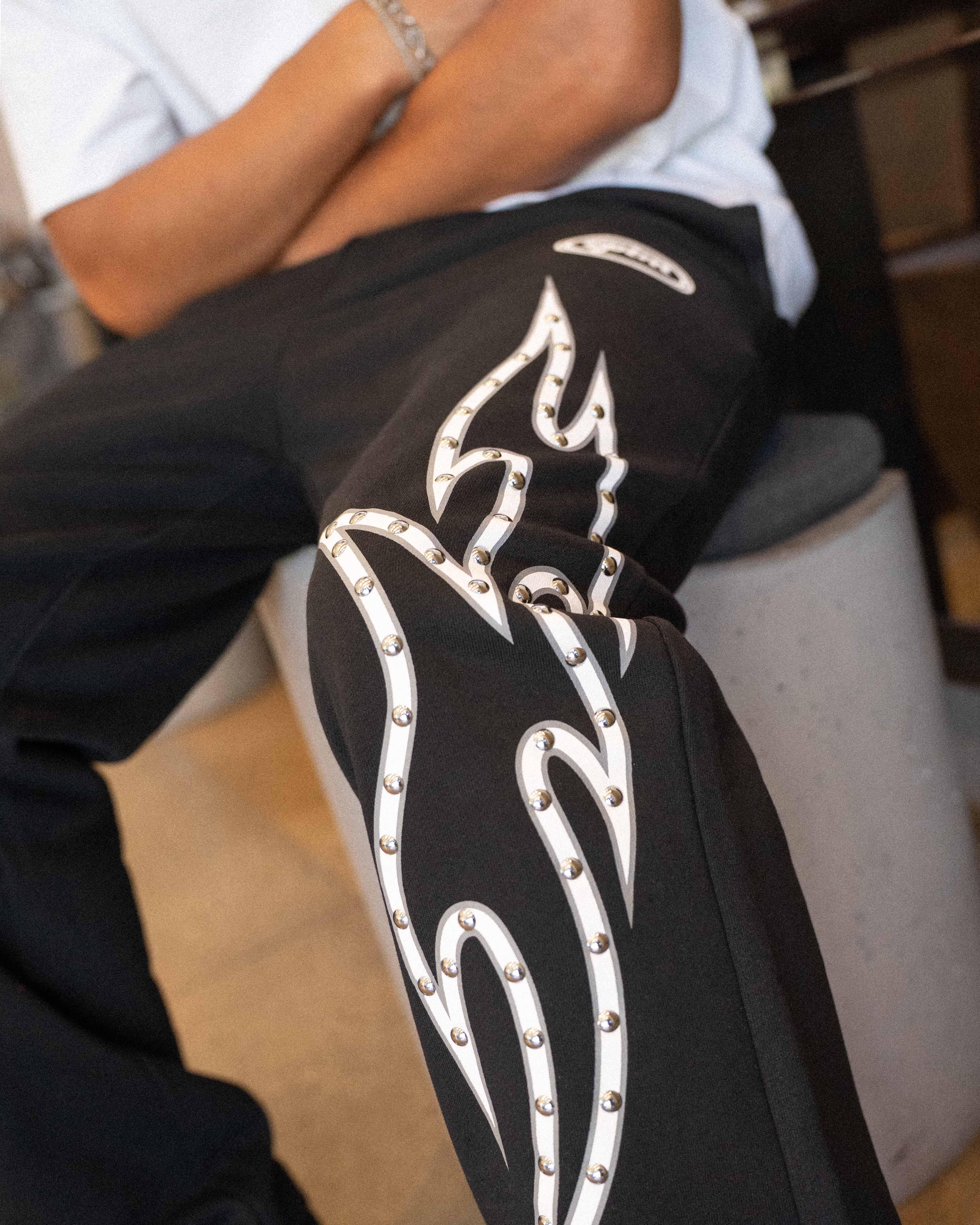 EPTM Stud Tribal Pants - Black