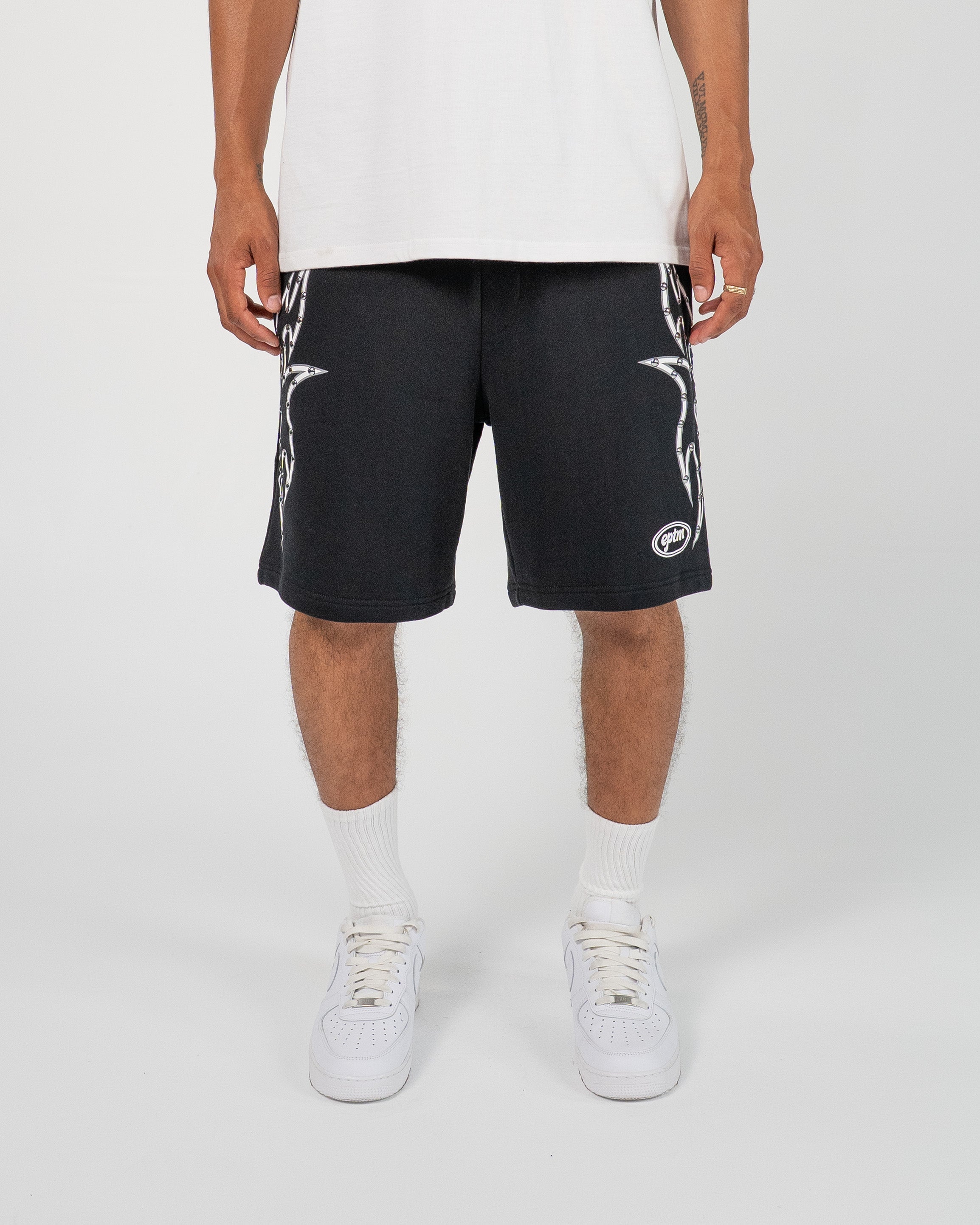 EPTM Stud Tribal Shorts - Black