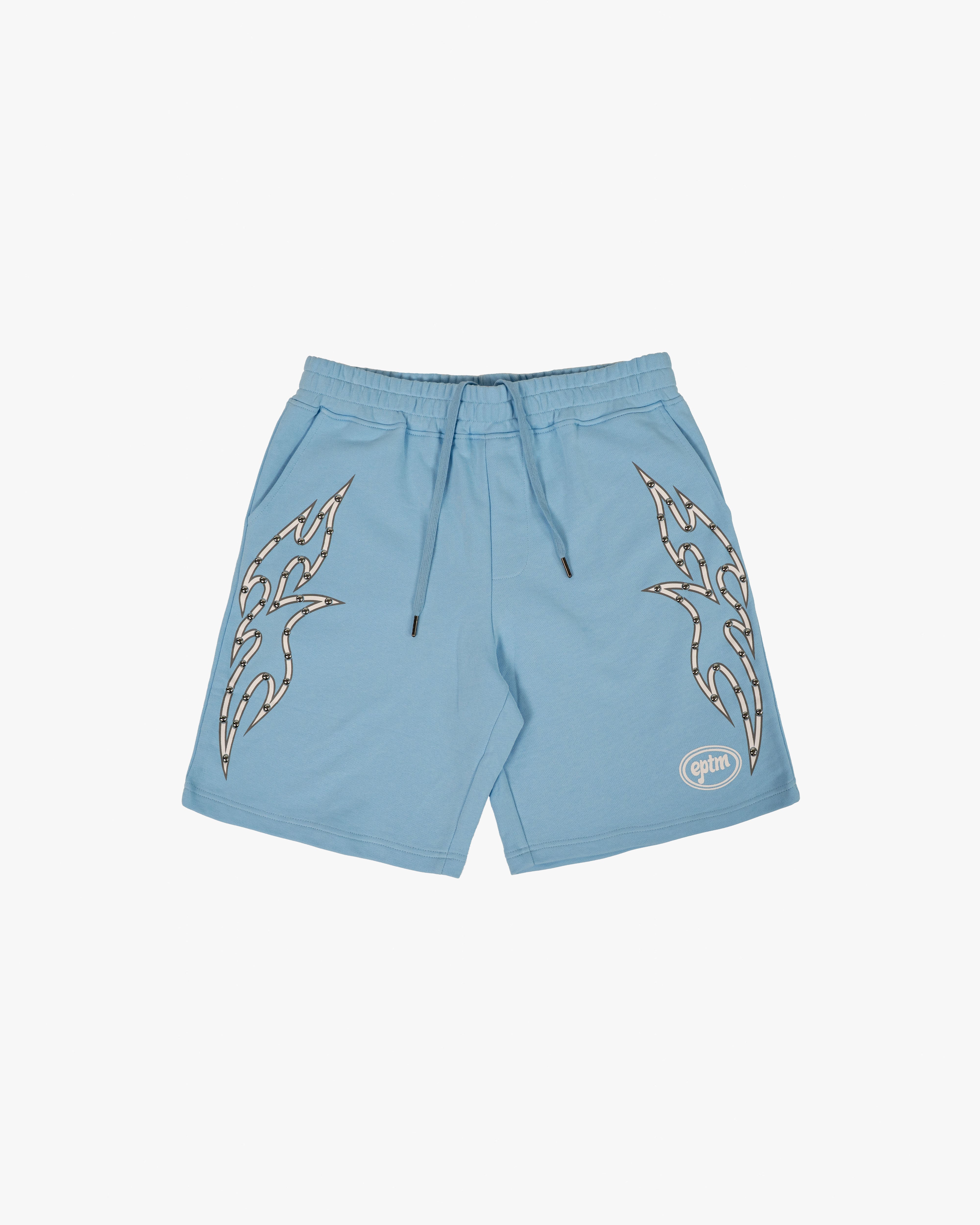 EPTM Stud Tribal Shorts - Sky Blue