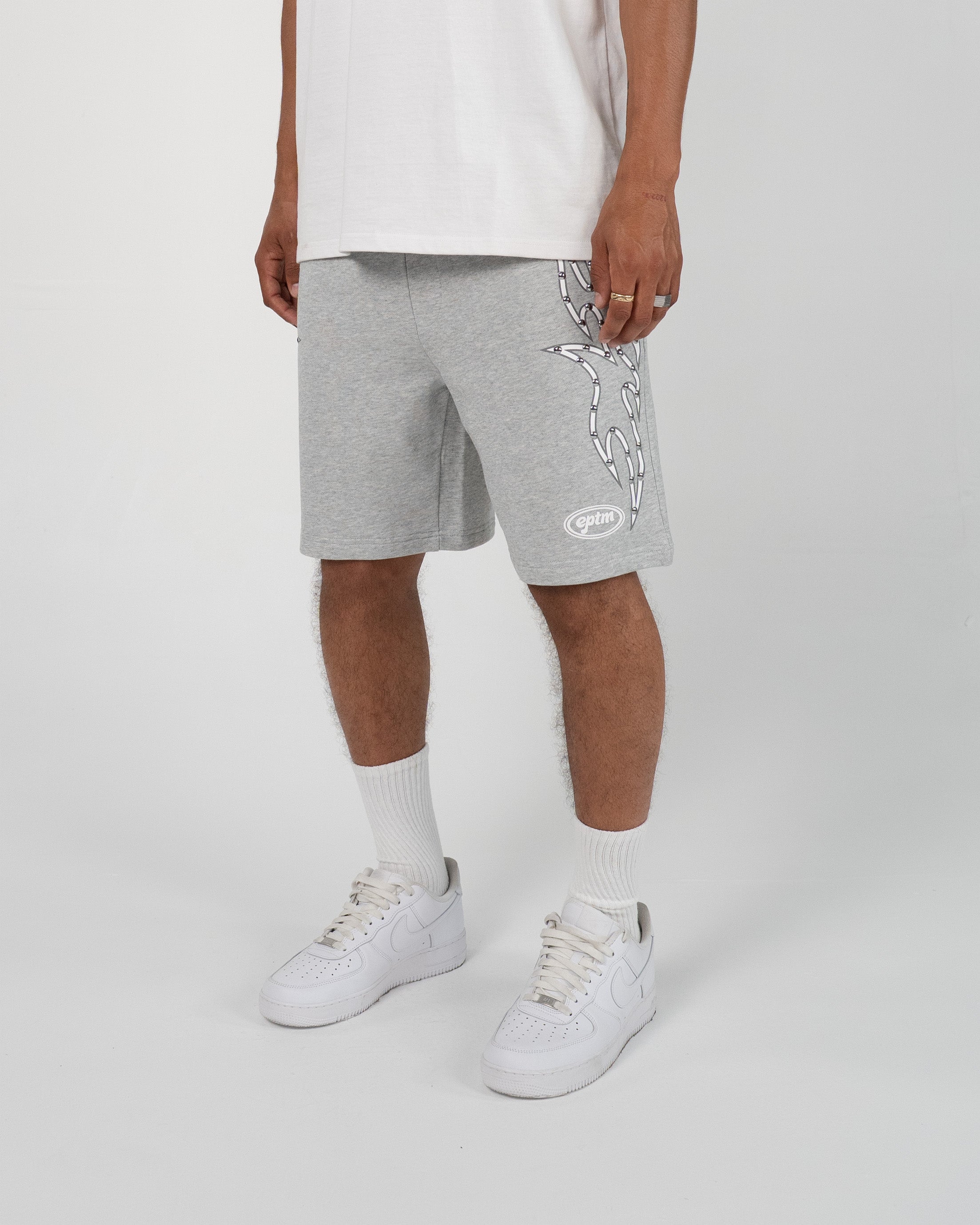 EPTM Stud Tribal Shorts - Heather Grey