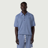 Knit Polo - Blue
