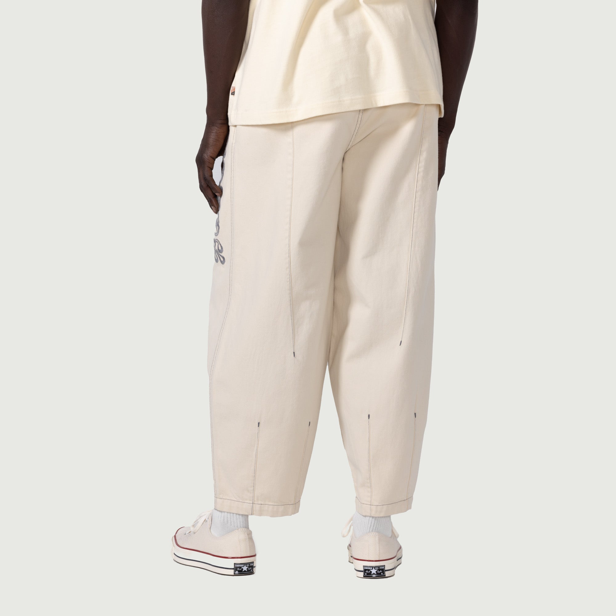 Twill Baggy Pant - Bone