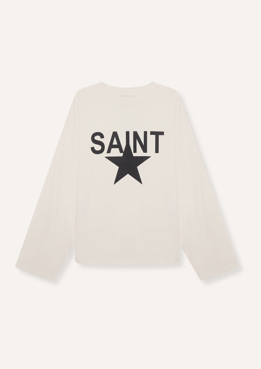 Saint Star Tee - Chalk White