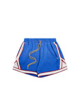 Warm Up Shorts - Blue/Cream