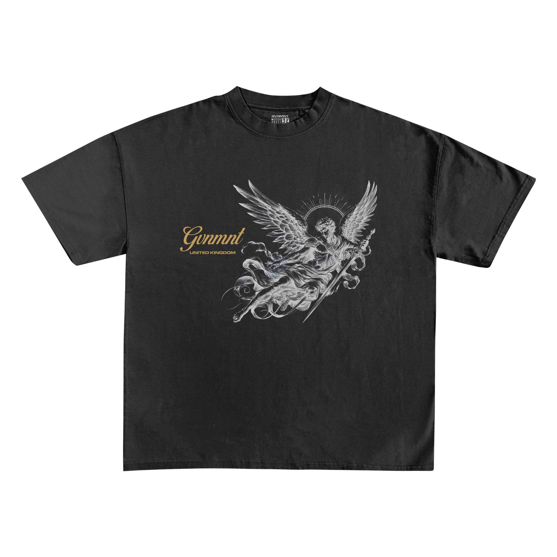 Spirit of GVNMNT Tee - Faded Black