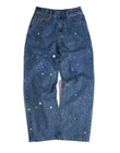 20K Diamond Stellar Denim Pants IN Blue