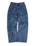 20K Diamond Stellar Denim Pants IN Blue
