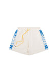 Strokes Linen Short - Cream/Blue