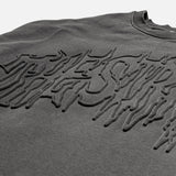3D METAL CREWNECK - VINTAGE BLACK