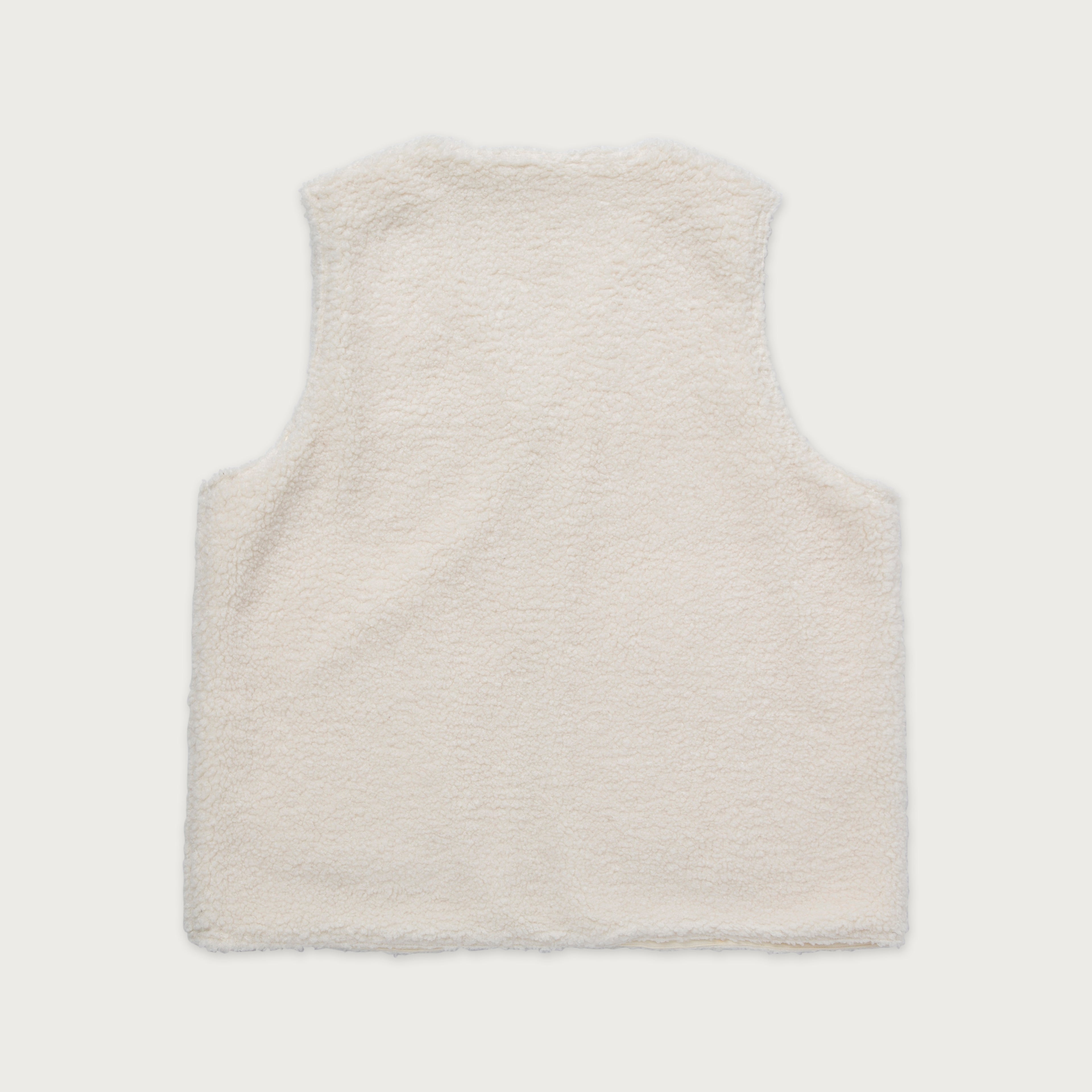 Teddy Notes Vest - Cream
