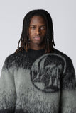 TEXTURED KNITWEAR - Black/Grey