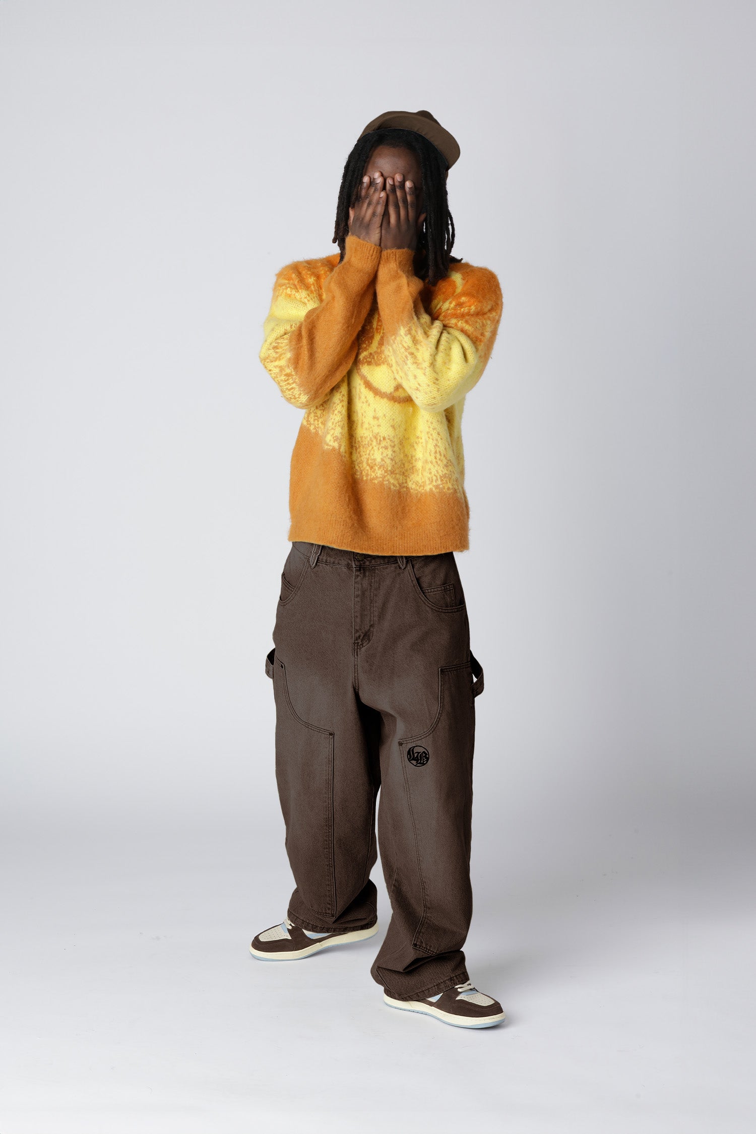 TEXTURED KNITWEAR - Yellow/Orange