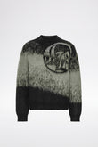 TEXTURED KNITWEAR - Black/Grey