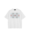 Floral "Tile" Tee (White)
