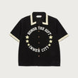 Tradition S/S Snap Button Up - Black