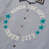 Tradition S/S Snap Button Up - Stone