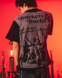 "Buckets" Jersey Print Olympic Tee (Black)