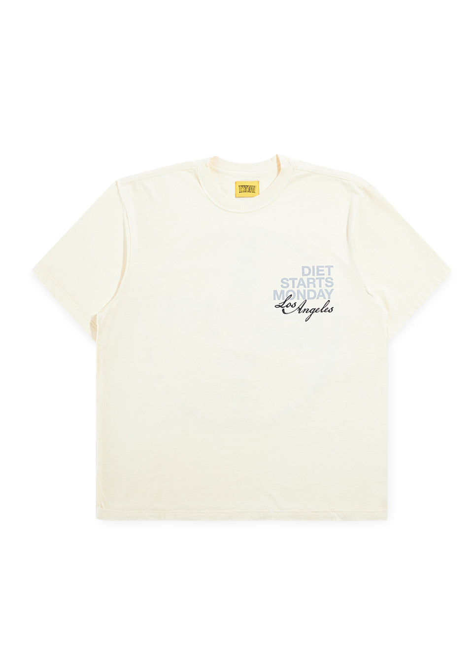 LA Tee - Antique White/Grey