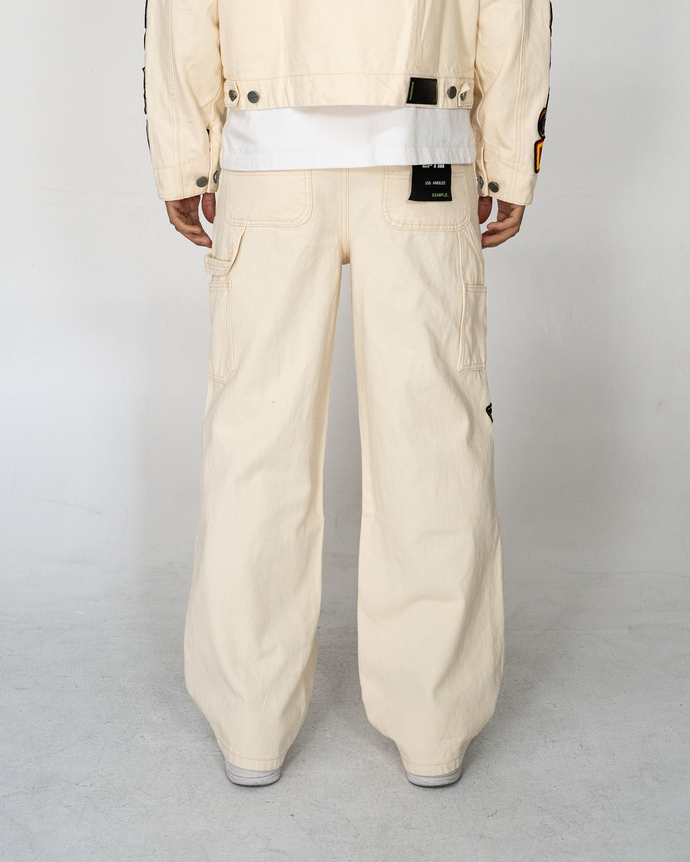 Turbo Carpenter Pants - Cream