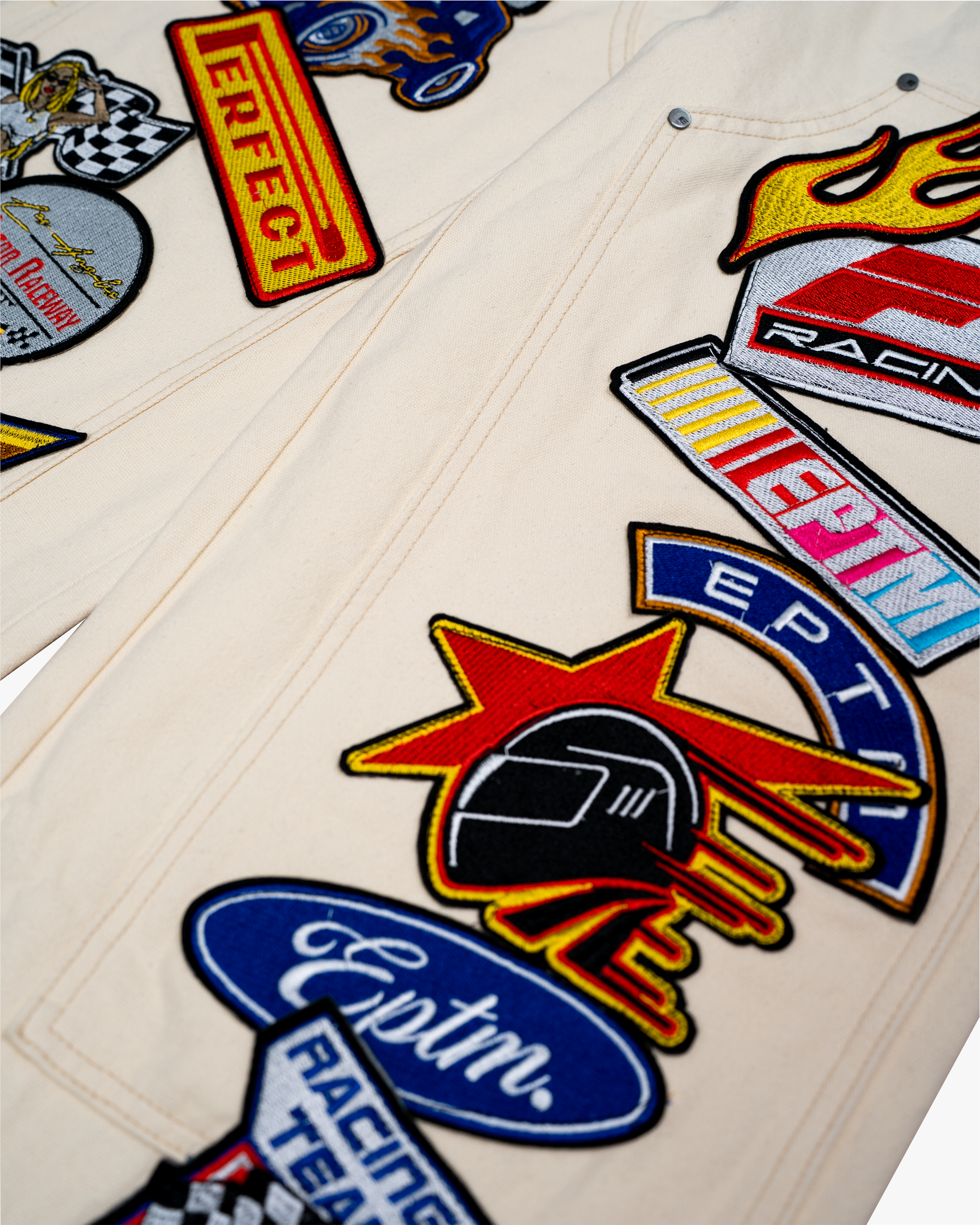 Turbo Carpenter Pants - Cream