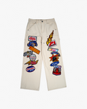 Turbo Carpenter Pants - Cream