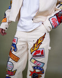 Turbo Carpenter Pants - Cream