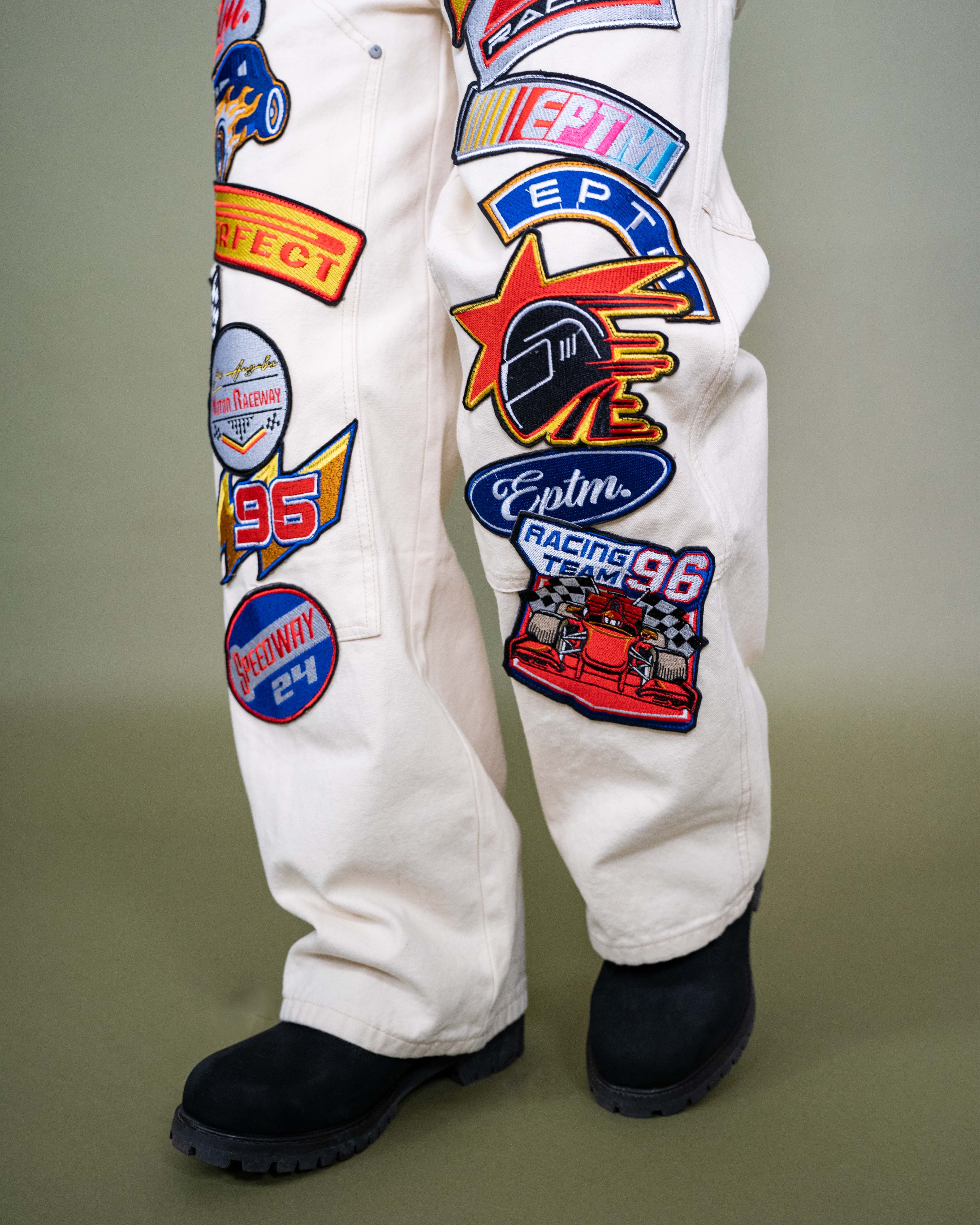 Turbo Carpenter Pants - Cream