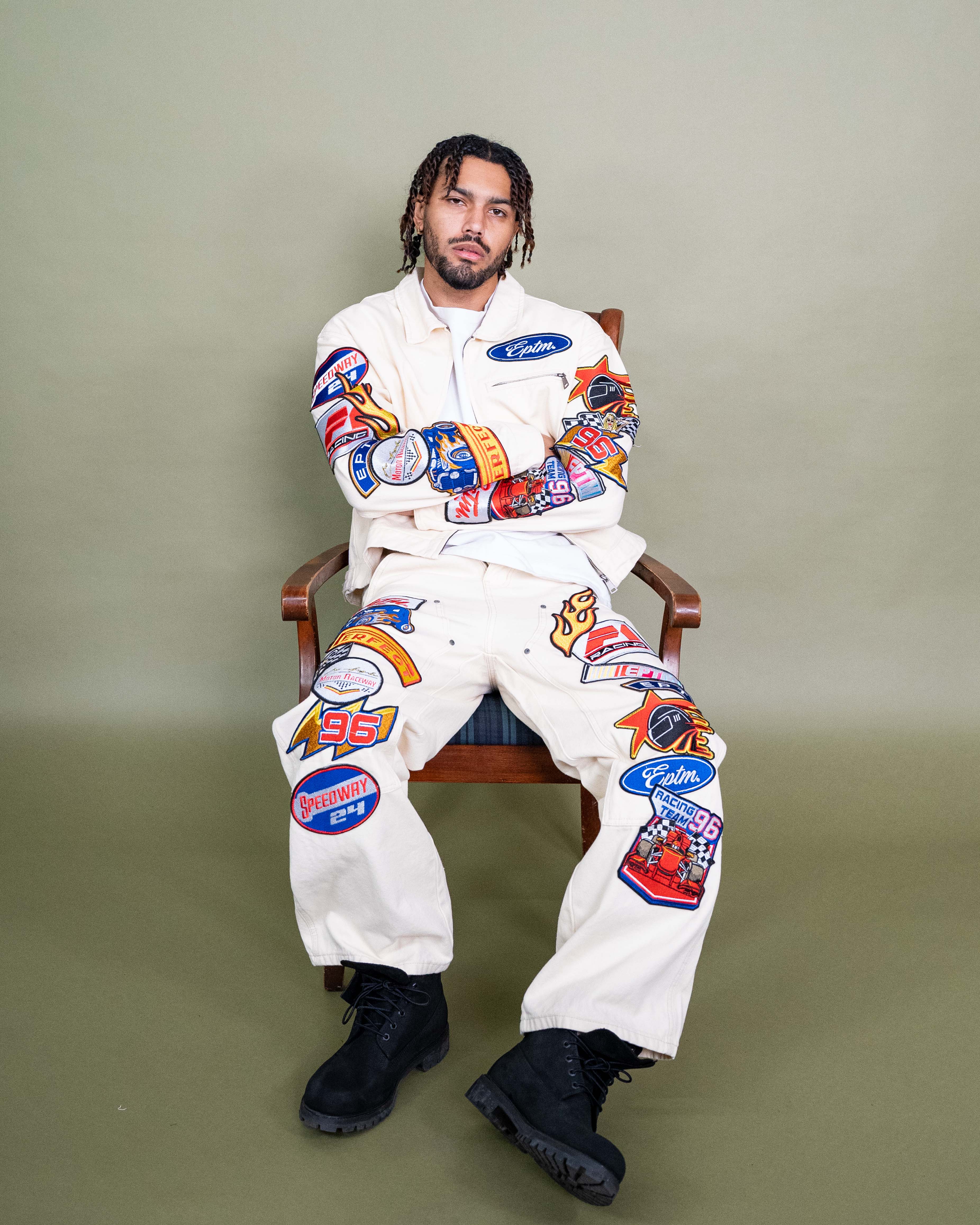 Turbo Carpenter Pants - Cream