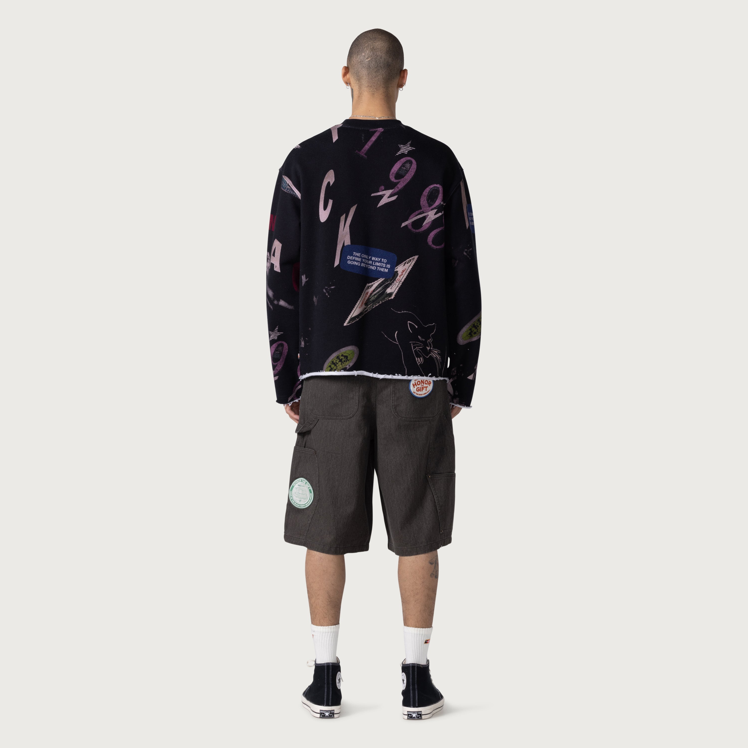 Twill Carpenter Short - Black